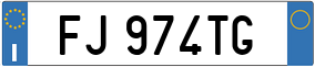 Truck License Plate